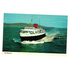 Vintage Postcard Bluenose Ferry Yarmouth To Nova Scotia Frenchmans Bay Gift